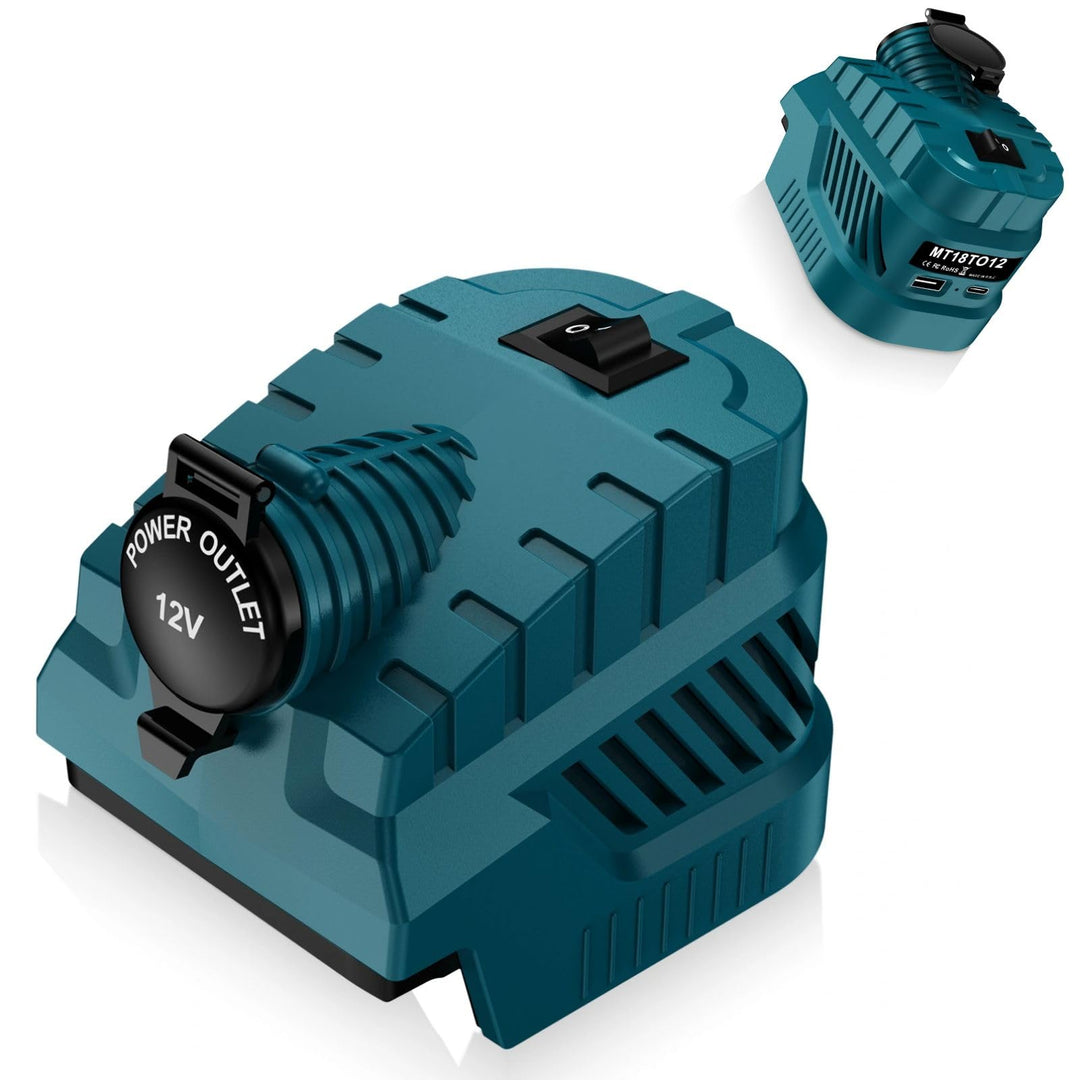 Step Down Konverter für Makita 18V auf12V Abwärtswandler Power Wheel Batterie Adapter,USB Type-C Lad