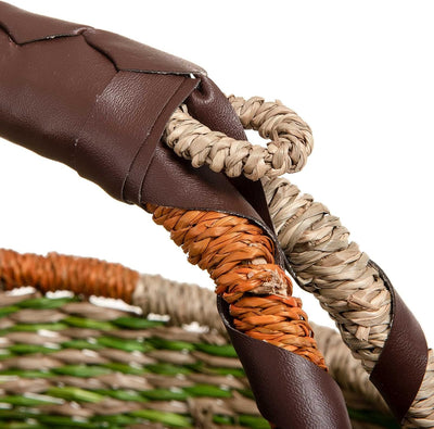 SIDCO Seegras Tasche Afrika Einkaufskorb Strohtasche Kenia Bag Korb Einkaufstasche