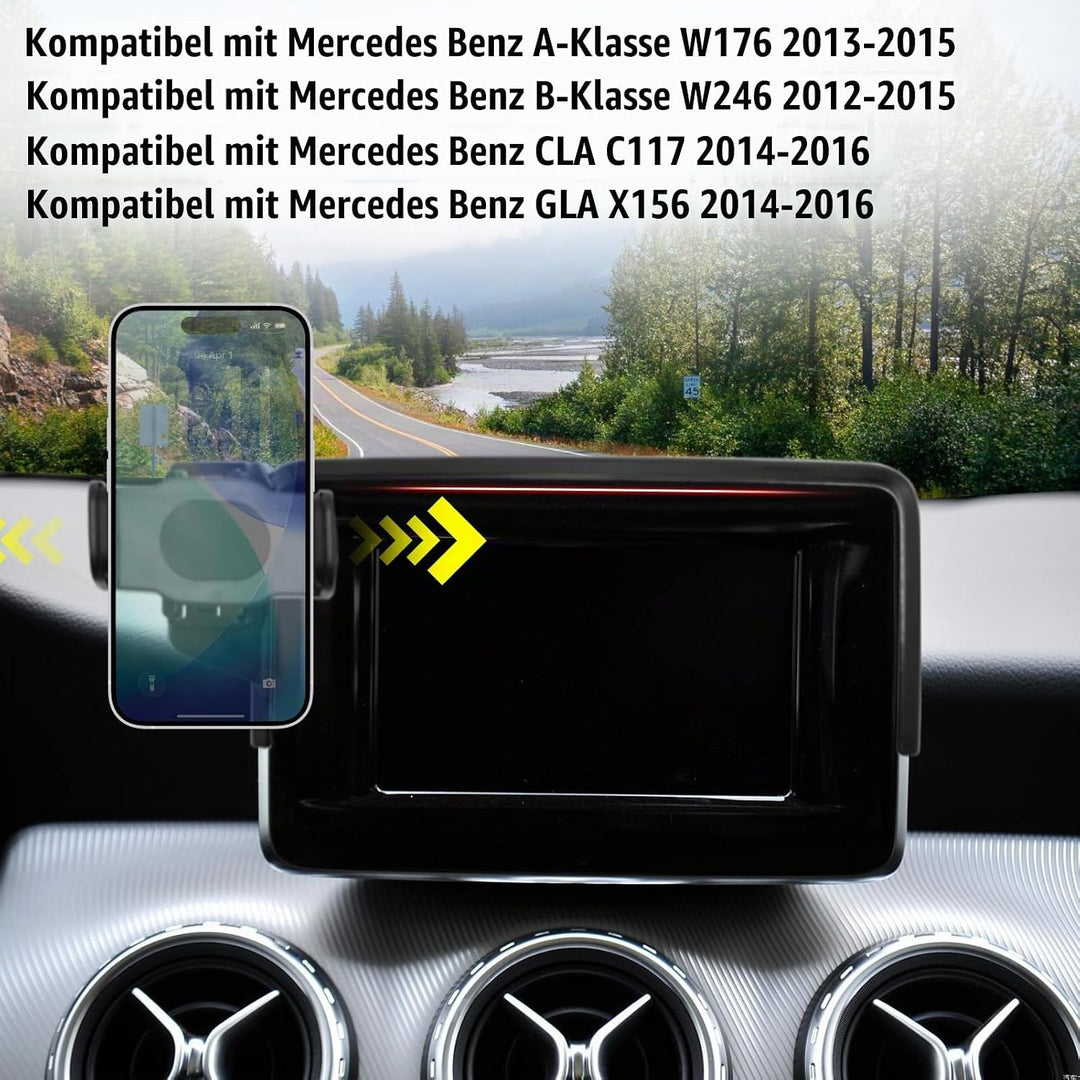 TTCR-II Kompatibel mit Handyhalterung Mercedes Benz A-Klasse W176 2013-2015/B-Klasse W246 2012-2015,