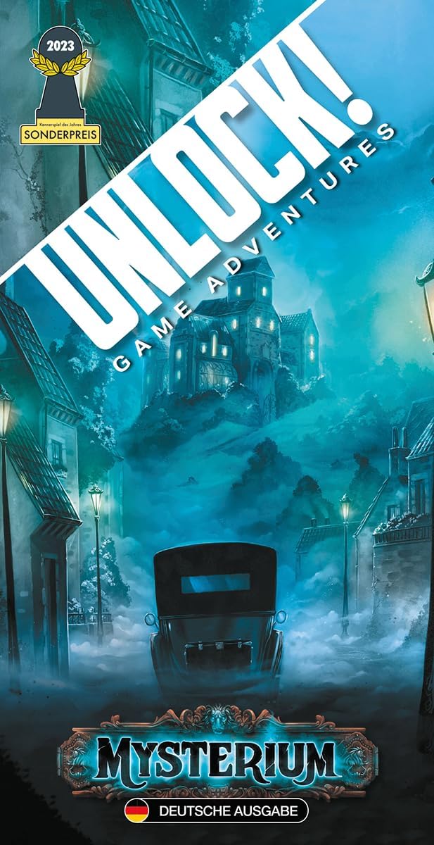 Asmodee, Unlock! – Game Adventures: Mysterium, Familienspiel, Rätselspiel, 1-6 Spieler, Ab 10+ Jahre