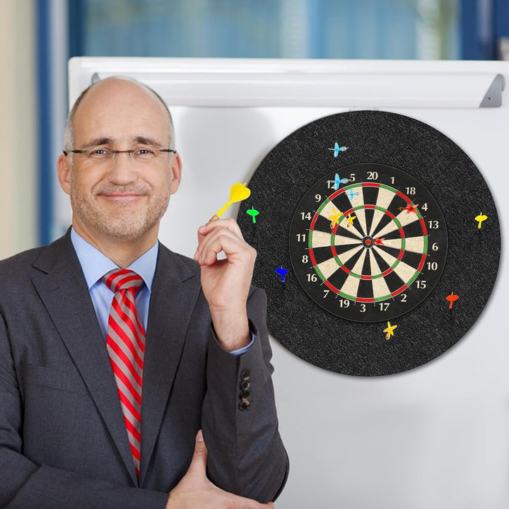 KEAGAN Dartboard-Wandschutz, Filz-Dartboard-Wandschutz, selbstklebend, gespleisst, Wandumrandung für