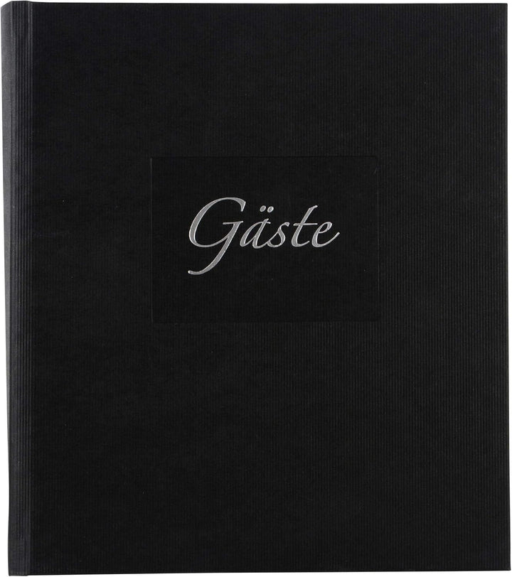 goldbuch 48045 Gästebuch mit Lesezeichen Seda, 23 x 25 cm, Hochzeitsgästebuch mit 176 weisse Blankos