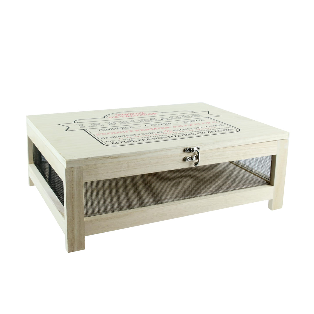 COOK CONCEPT Käsekeller mit Serviertablett, 27cm x 38,6cm x 14.7cm, Beige