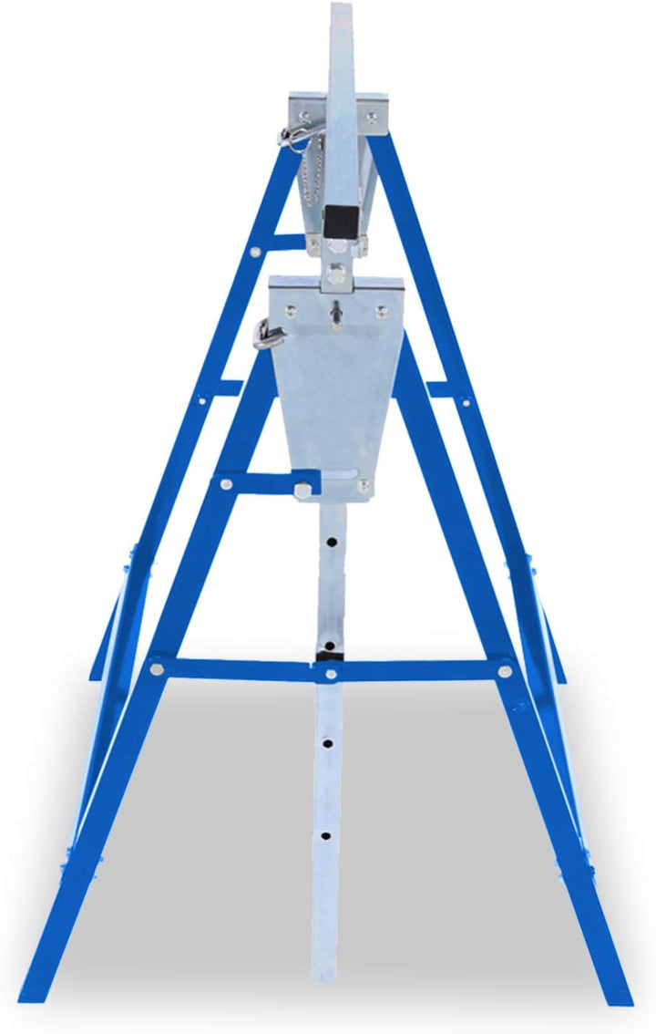 Daromigo Gerüstbock, 2x Unterstellbock 7-fach höhenverstellbar 80-130 cm, klappbar Metallbock Klappb