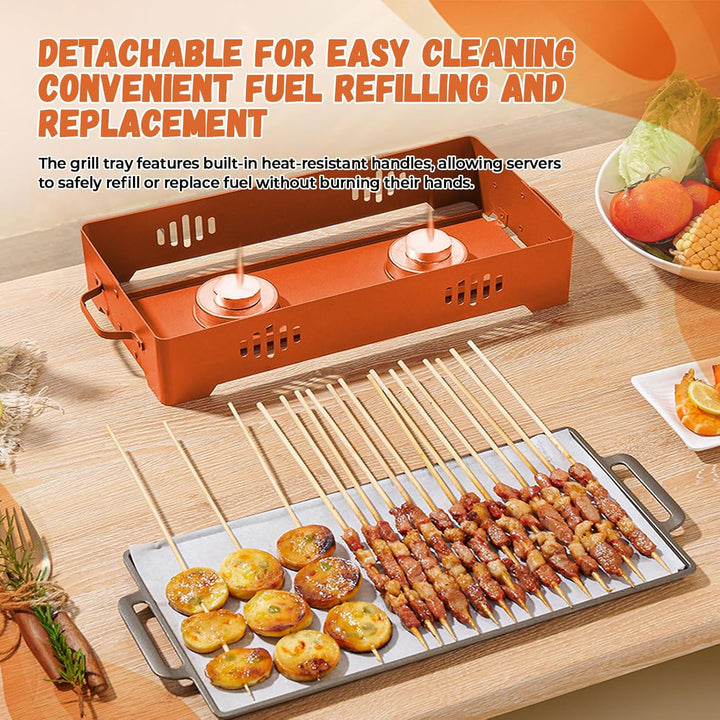 BBQ-Warmhalteplatte Grill-Wärmer, Aluminiumlegierungs-Grill-Heizplatte, Warmhaltebehälter für Fleisc