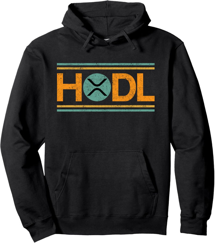 XRP HODL Cryptocurrency Pullover Hoodie