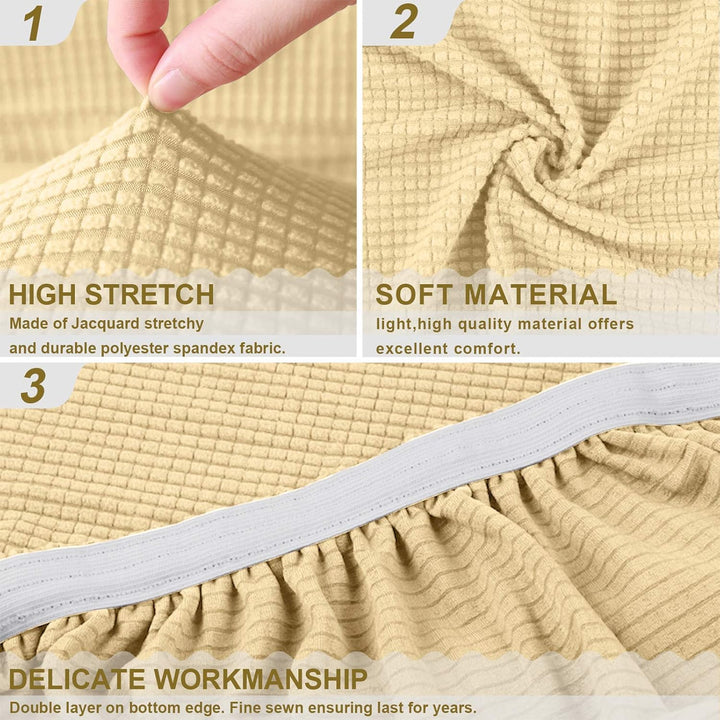 TAOCOCO Sofa Sitzkissenbezug Stretch Kissenbezug 1 Stück Sofakissen Schonbezug Sofasitzbezug für Sof
