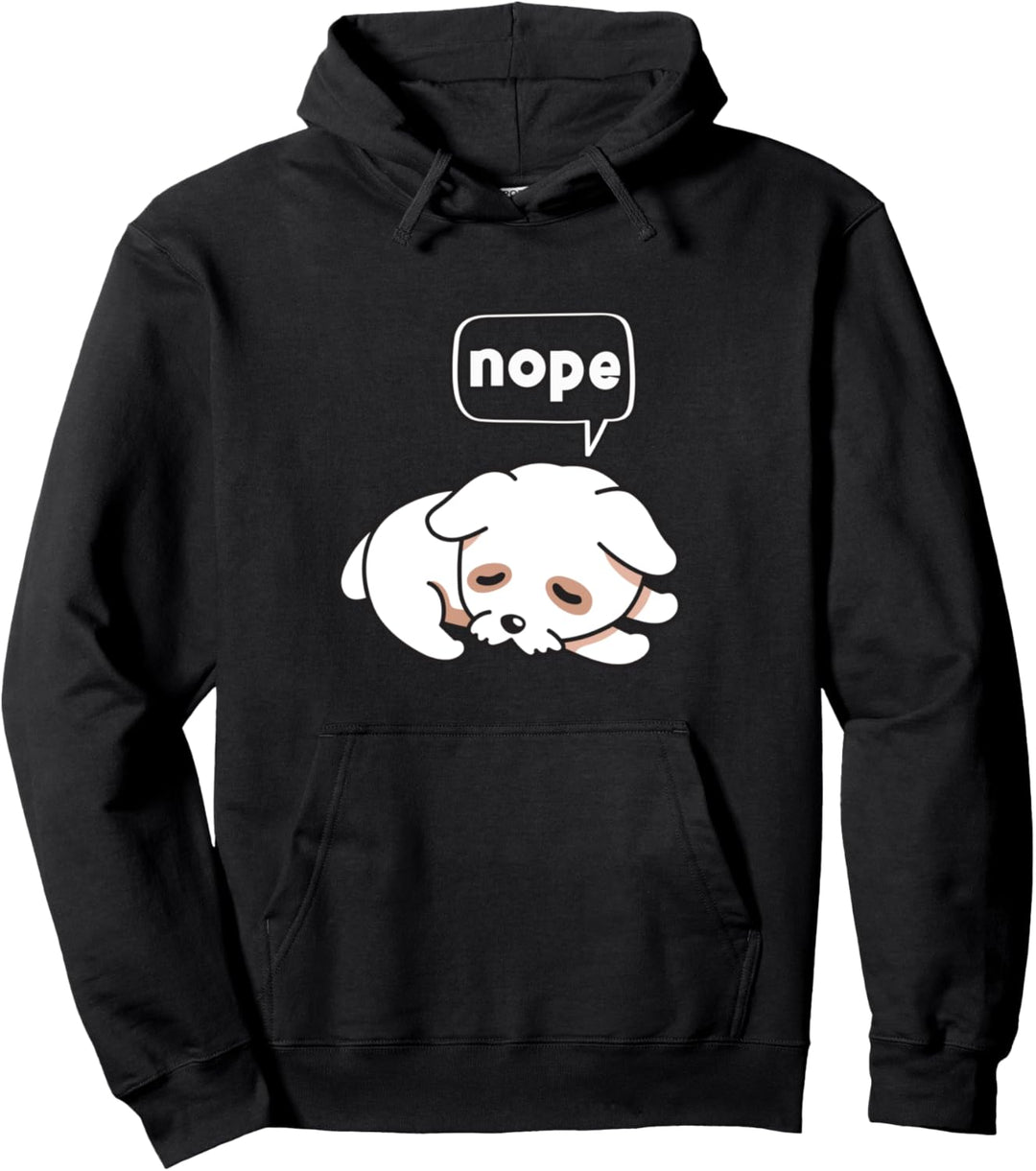 Nein Fauler Malteser Pullover Hoodie