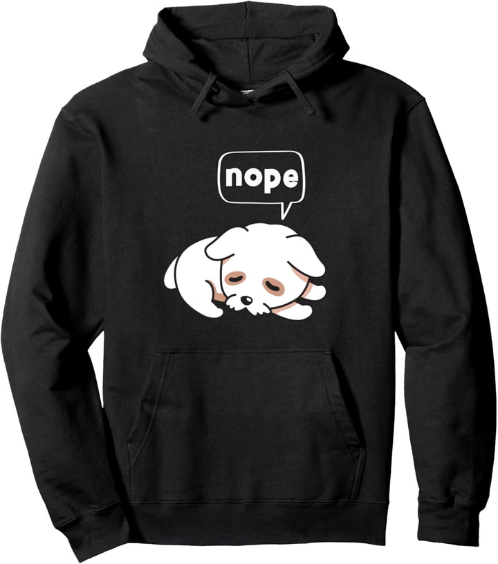 Nein Fauler Malteser Pullover Hoodie