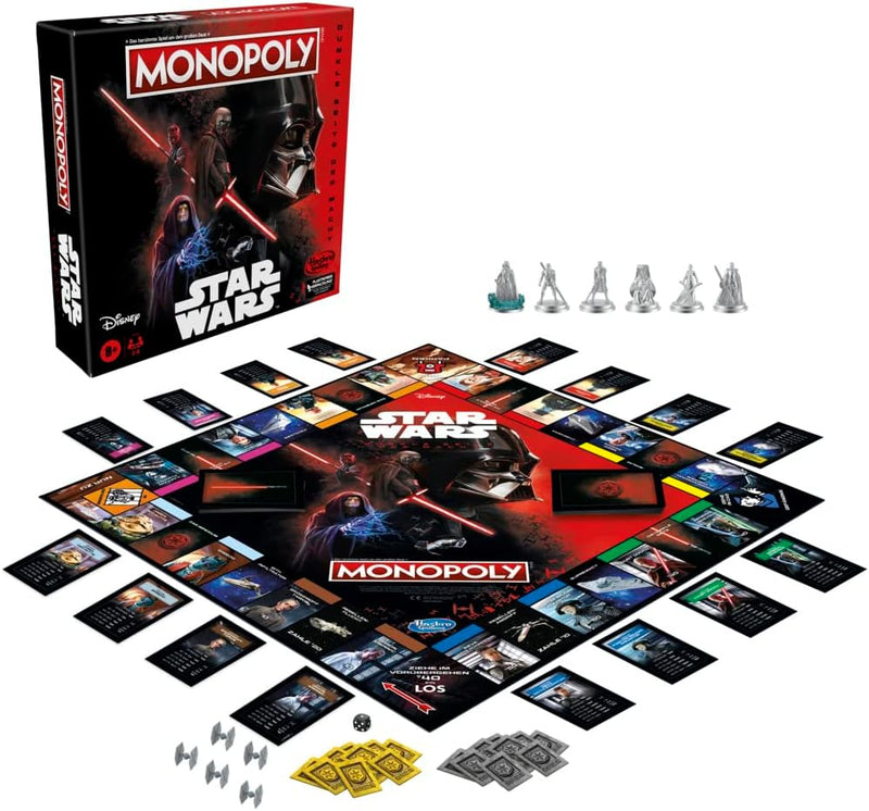 Hasbro Disney Star Wars Dunkle Seite der Macht Brettspiel für Familien, Spiel Kinder, Geschenk, Mult