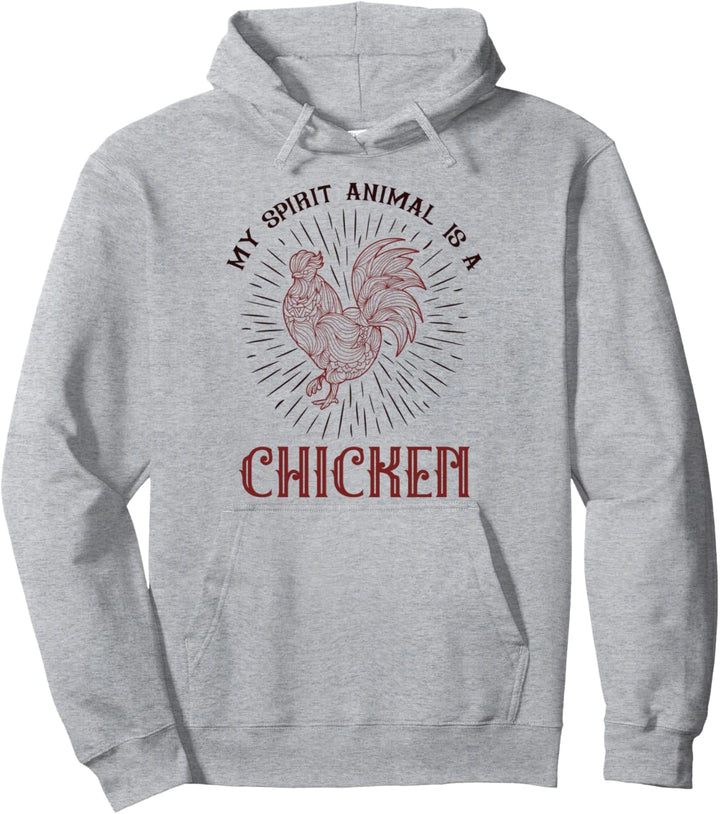 Mein Geistestier ist ein Huhn Pullover Hoodie