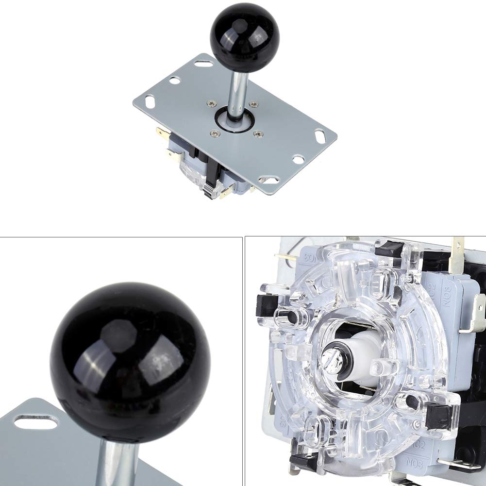 Hilitand Null Verzögerung Arcade-Spiel DIY Teile Kits 10 Tasten + PC-Spiele Schwarz Joystick + USB-E