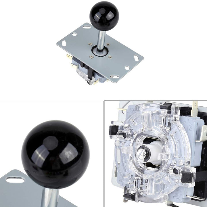 Hilitand Null Verzögerung Arcade-Spiel DIY Teile Kits 10 Tasten + PC-Spiele Schwarz Joystick + USB-E