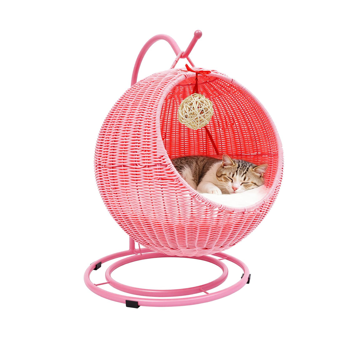 Katzenhängematte, 66cm Katzen Hängematte, Katzen-Schaukel, Katzenstuhl für drinnen, Katzenkorb Kann
