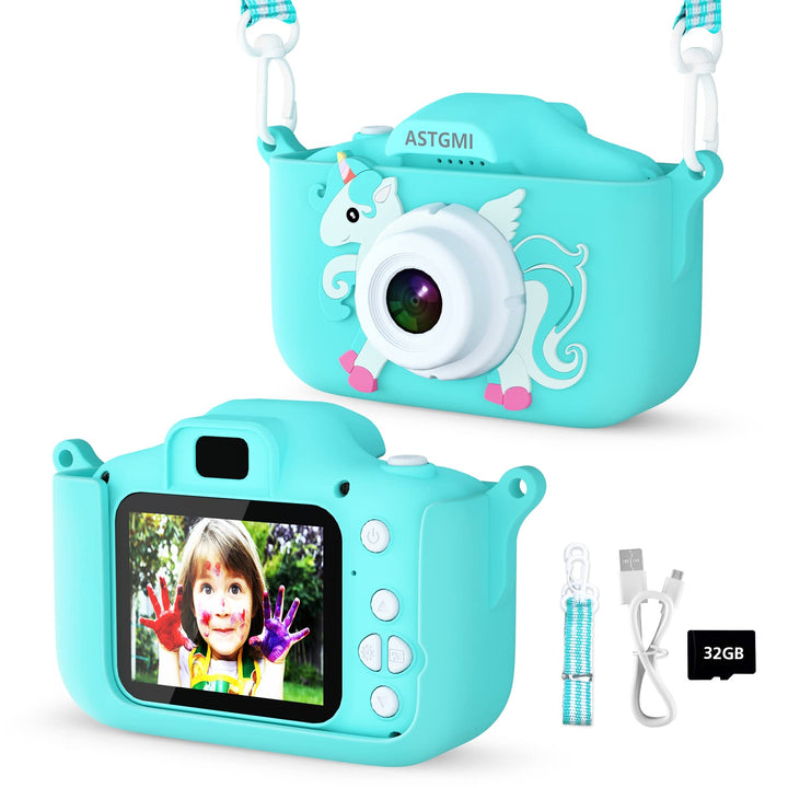 Kinder Kamera, 2.0”Display Digitalkamera,Geschenke für 3 4 5 6 8 7 9 10 11 12Jahre Jungen und mädche