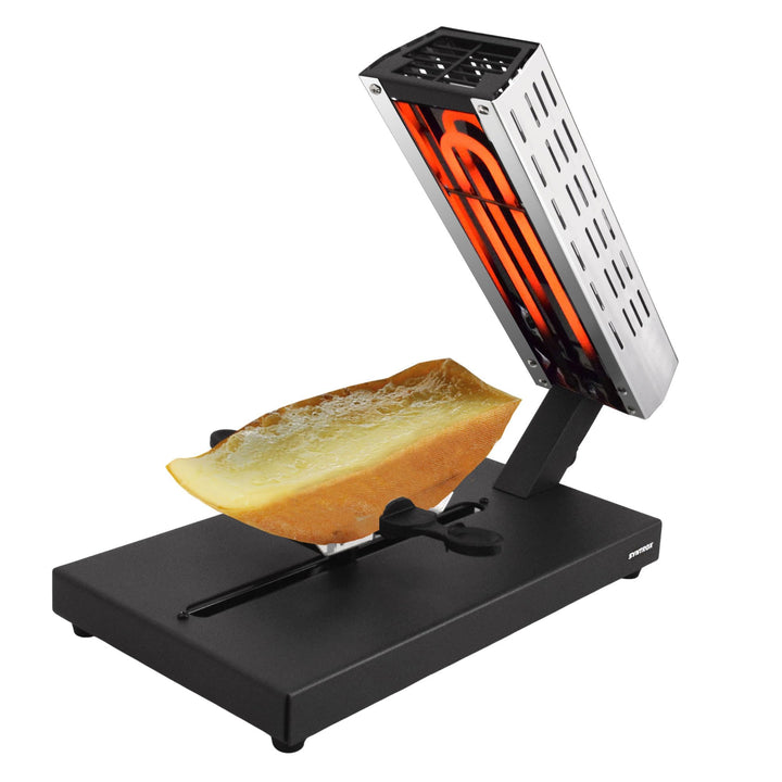 Syntrox Raclette Käseschmelzer 6-8 Personen Schweizer Traditionell 600W Tessin - Höhenverstellbar Ne