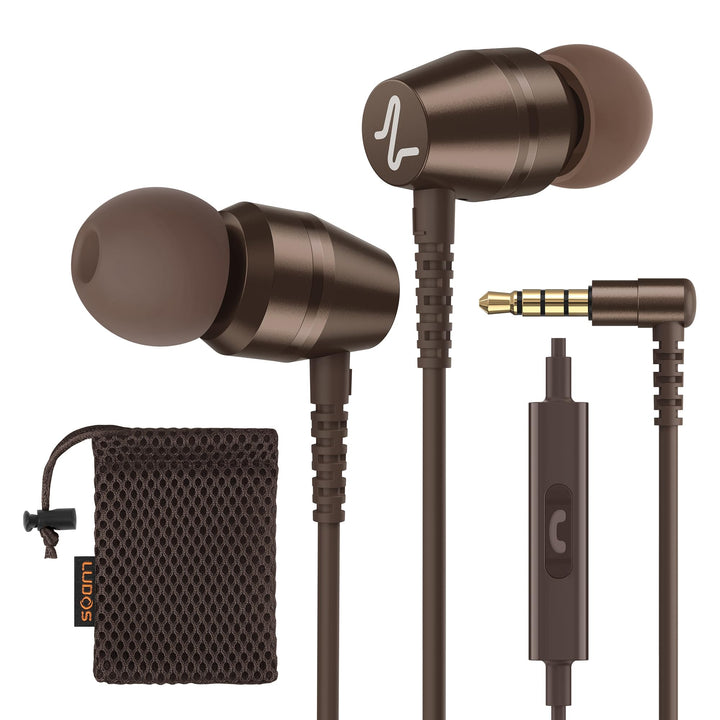 LUDOS OMNITONE Kopfhörer In Ear Kopfhörer mit Kabel und Mikrofon, 5 Jahre Garantie, In Ear Ohrhörer,