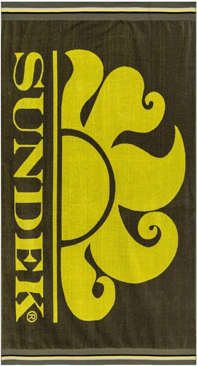SUNDEK NEW CLASSIC LOGO GRAUN STRANDTUCH AM312ATC105030208