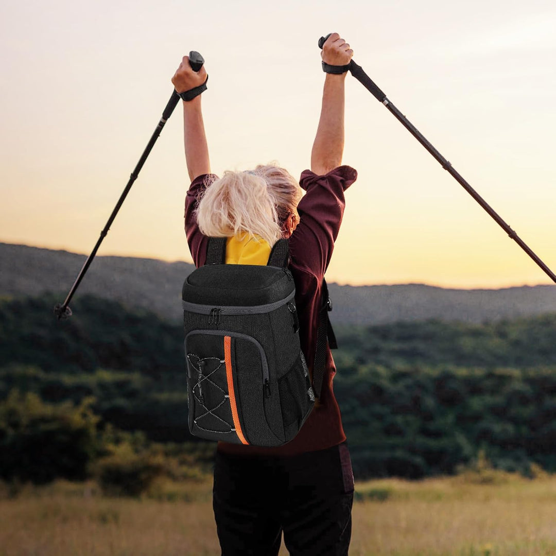 Kühltasche 28 L, Kühlrucksack, Grosser Kühlrucksack Gross, Kühltasche Faltbar Geeignet für Reisen, S
