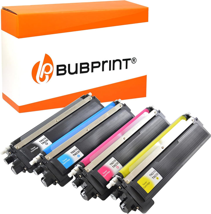 4 Toner kompatibel als Ersatz für Brother TN-230 TN-230BK TN-230C TN-230M TN-230Y für DCP-9010CN HL-