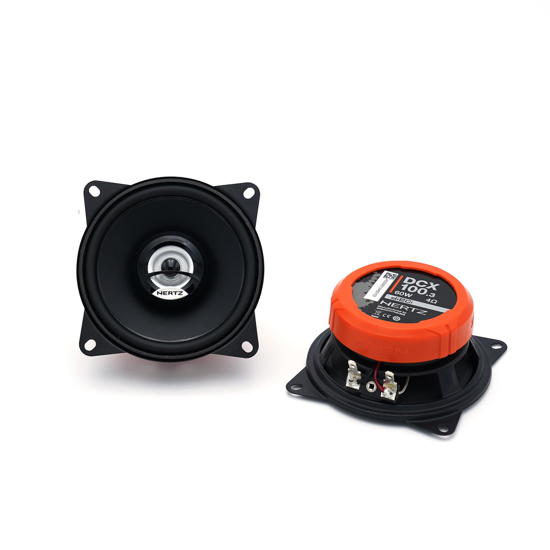Hertz Dieci DCX 100.3 10 cm 2-Wege Koaxialsystem 1 Paar / 2 Stück Set Coax 2Way 100mm