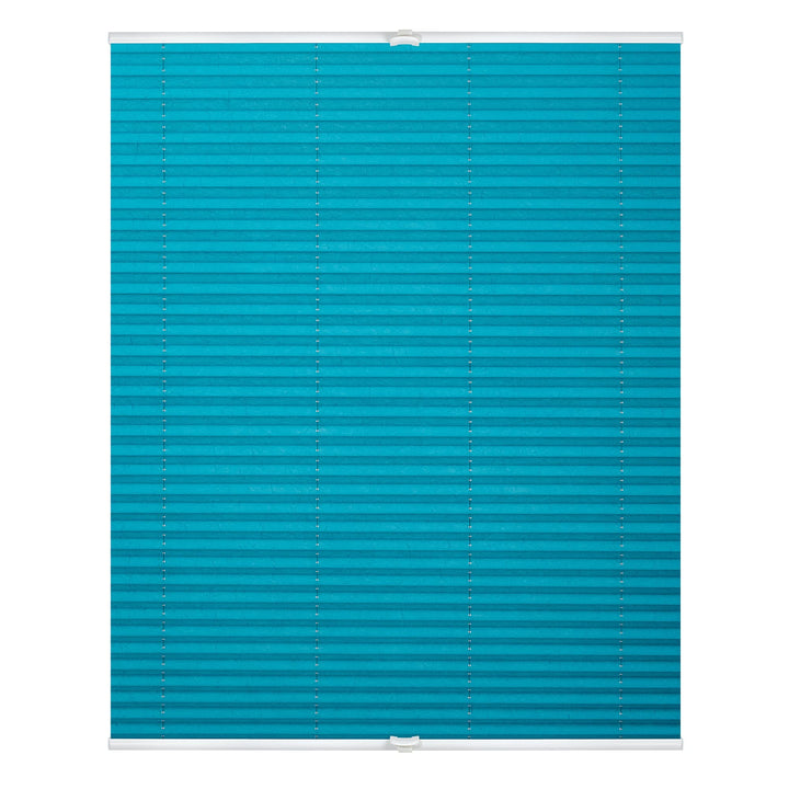 Wohn-Guide PKV.110.130.09 Plissee Klemmfix, ohne Bohren, verspannt - Blau 110 cm x 130 cm (B x L) 11