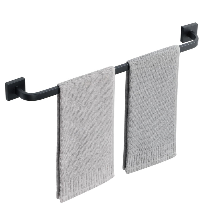 MOOCHE Handtuchstange SUS304 Edelstahl 60CM Wand Handtuchhalter Schwarz | Wandmontage Handtuchhalter