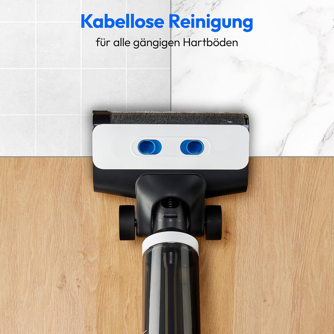 MEDION Nass Trockensauger H30 (2in1 kabelloser Saugwischer und Akku Staubsauger, bis zu 45 Min Laufz
