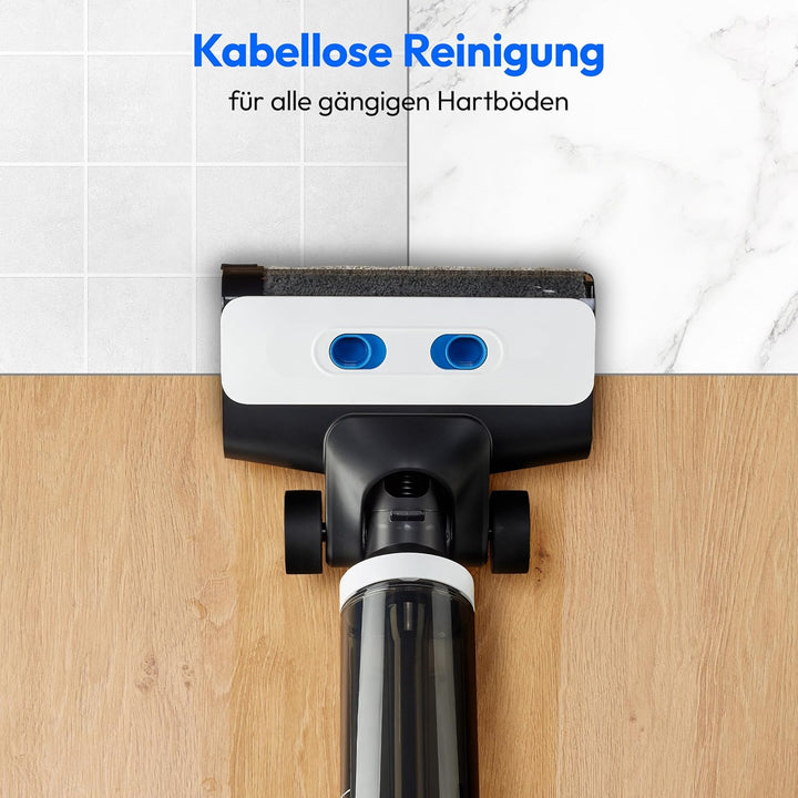 MEDION Nass Trockensauger H30 (2in1 kabelloser Saugwischer und Akku Staubsauger, bis zu 45 Min Laufz