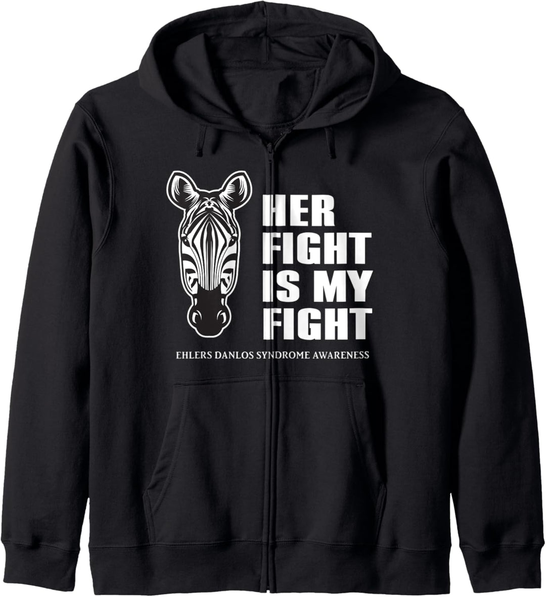 Her Fight Is My Fight - Ehlers Danlos Syndrome Awareness Kapuzenjacke