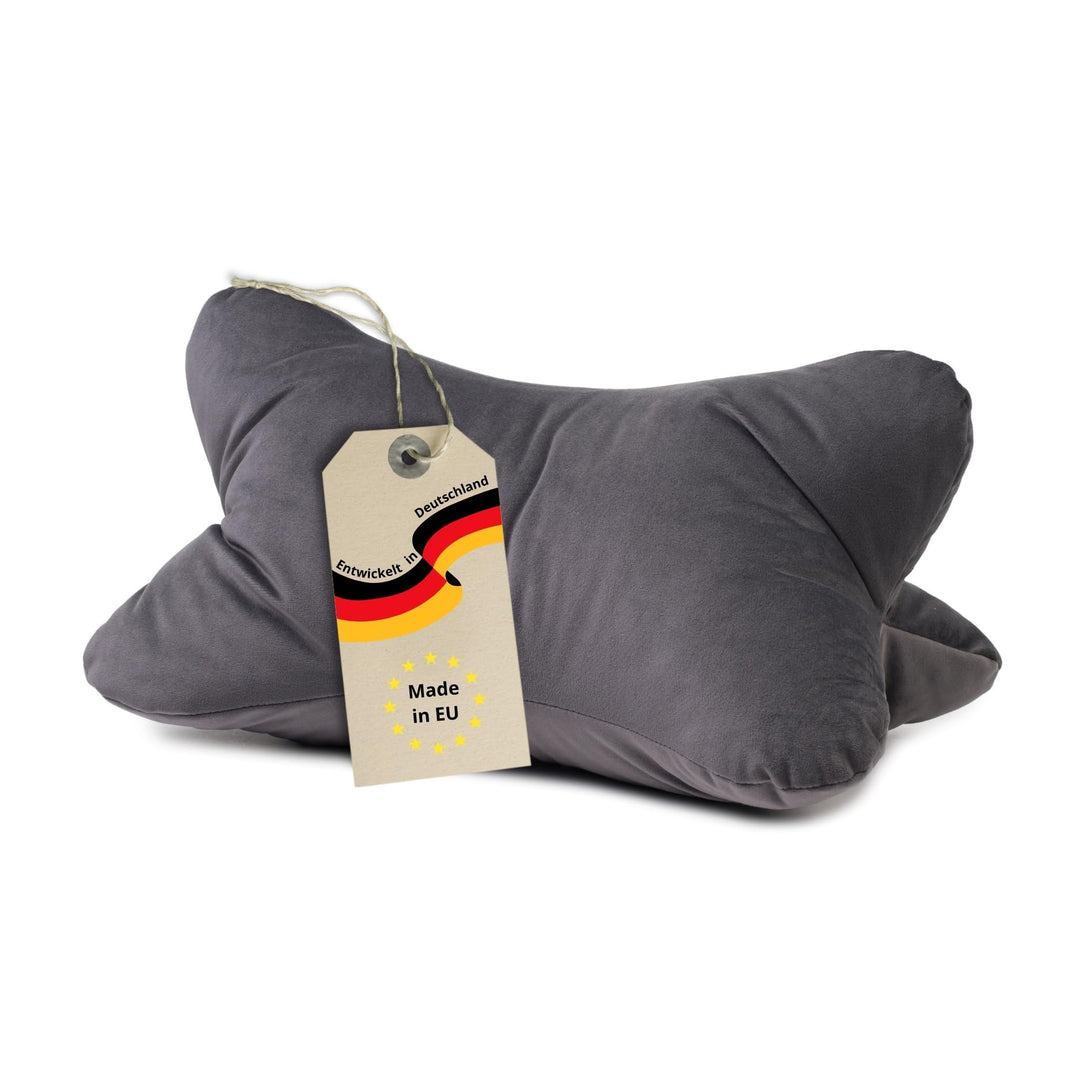 liebling Samt Lesekissen für Bett und Sofa, Bücherkissen, Lesehilfe, 40x25 cm, Leseknochen, Serie Ne