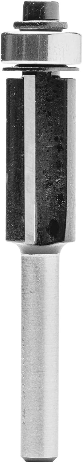 ENT 13563 Bündigfräser HW, Schaft (S) 6 mm, Durchmesser (D) 12,7 mm, NL 25,4 mm, GL 68 mm, SL 32 mm,
