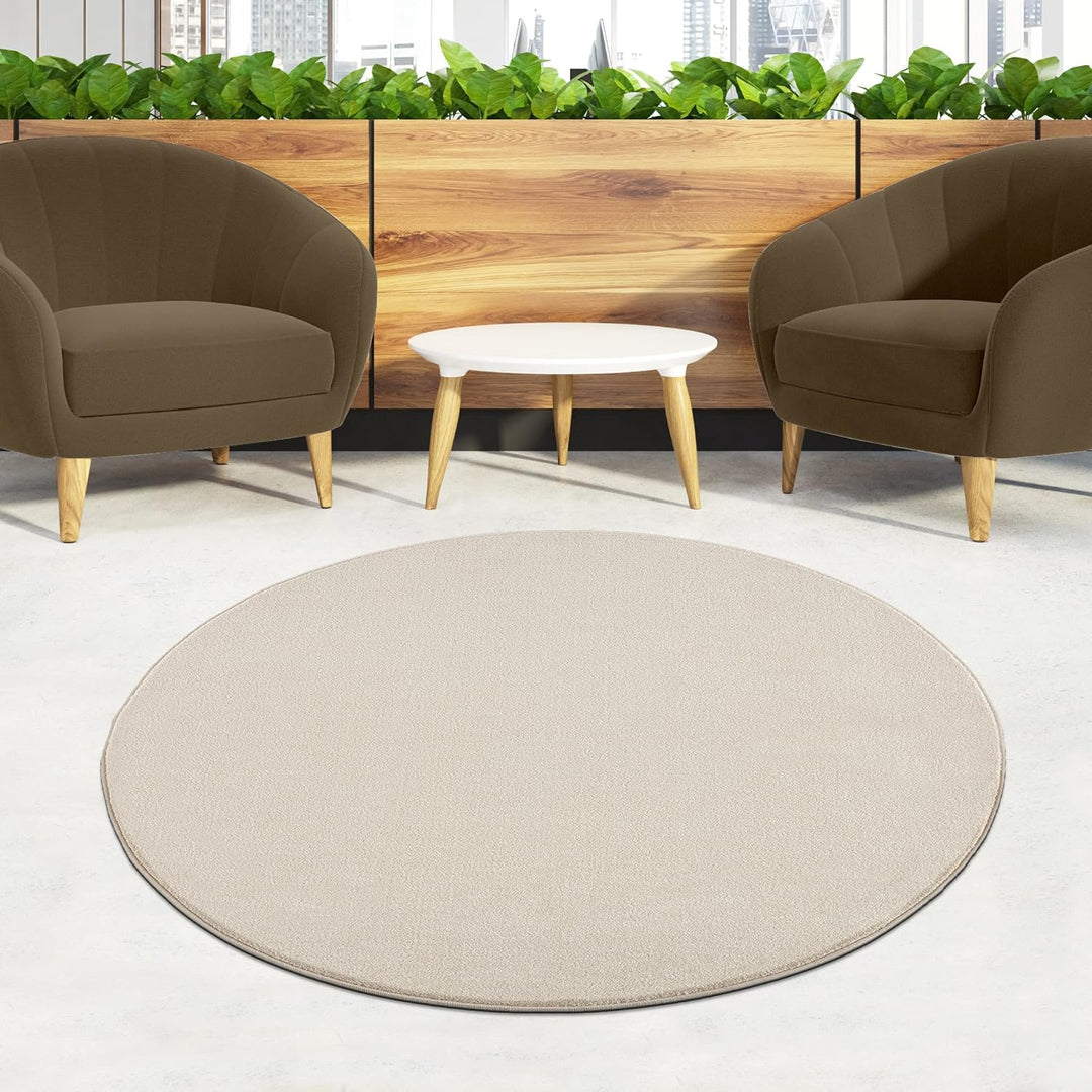 Impression Kurzflor-Wohnzimmerteppich - Schlichte Moderne Teppiche für Schlafzimmer, Büro, Flur, Küc