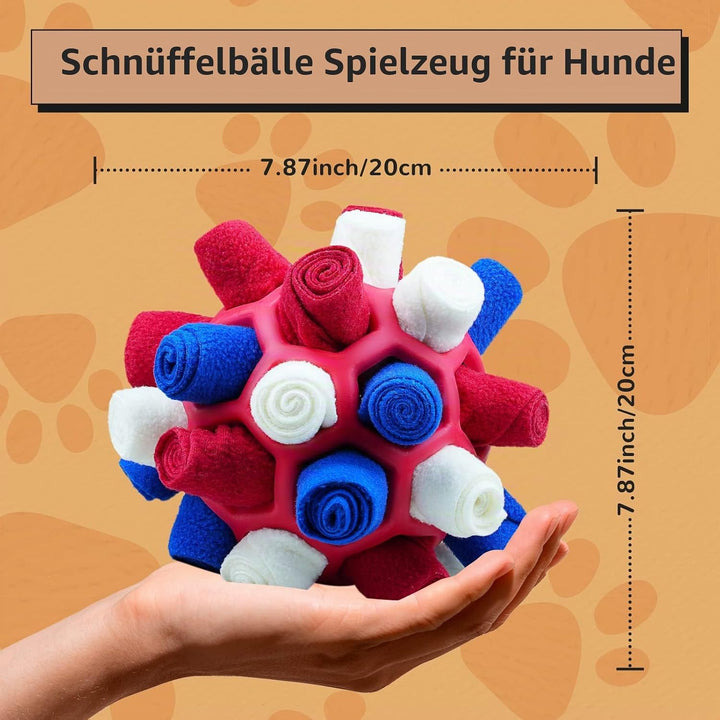 Schnüffelball für Hunde, Schnüffelteppich Schnüffelspielzeug Interaktive Hundespielzeug tragbarer Ha