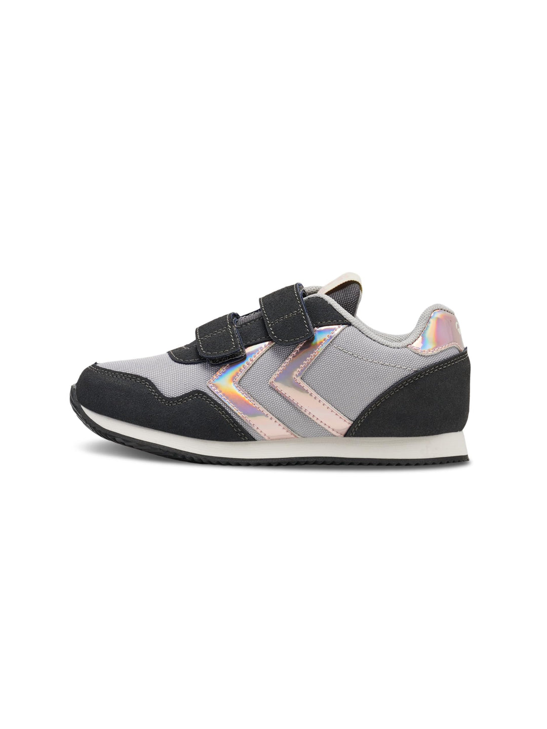 hummel Klettverschluss Sneaker Low Reflex Double Kinder Grösse 28 EU Asphalt, 28 EU Asphalt