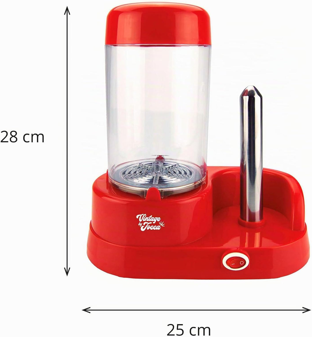 JOCCA - Hot Dog Maker, 350W Leistung, Edelstahl-Stab, Platz für 6 Würstchen, Perfekt für Partys, Ges