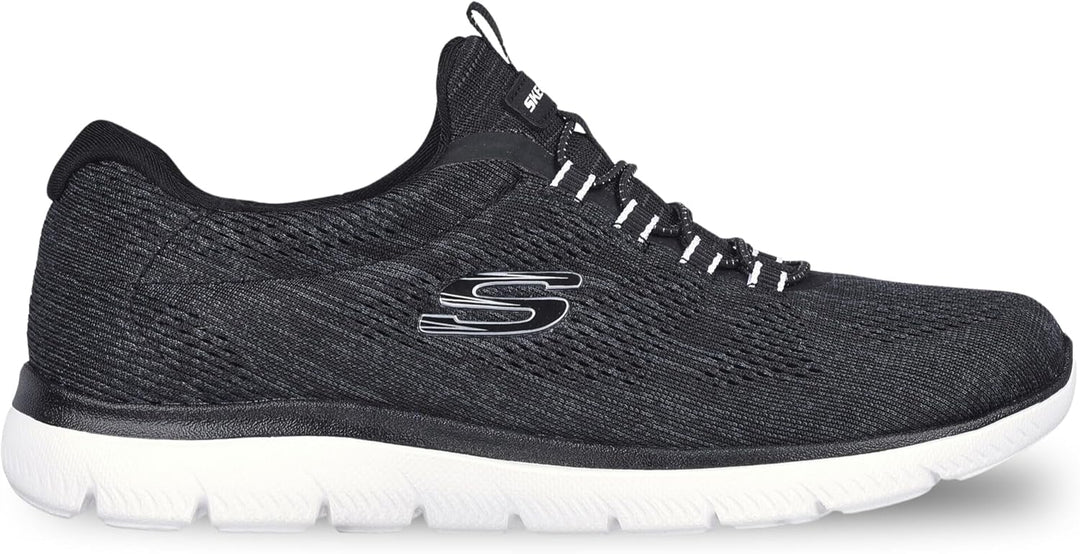 Skechers Damen Summits Fun Flare Sneaker 39 EU Schwarz, 39 EU Schwarz