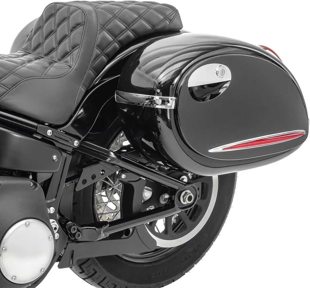 Seitenkoffer Craftride Alabama (Paar) je 33l + Haltesatz für Suzuki Intruder VL 1500/250 LC/VL 800 V
