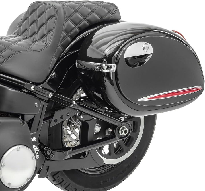 Seitenkoffer Craftride Alabama (Paar) je 33l + Haltesatz für Suzuki Intruder VL 1500/250 LC/VL 800 V