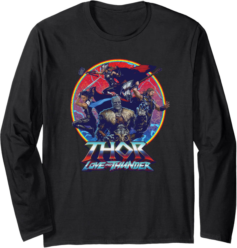 Marvel Thor: Love and Thunder Character Badge Langarmshirt