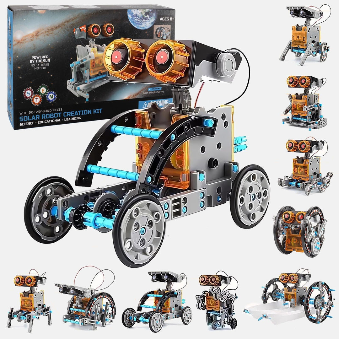 Solar Roboter Kit,29-in-1 DIY Bauspielzeug Angetrieben durch Solarenergie,Kinder Spielzeug,Konstrukt