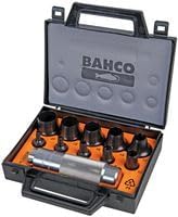 Bahco 400003020 Lochstanzen-Set, 11-teilig, 3-20 mm Wechselbar 3 - 20 mm Schwarz/Orange, 3 - 20 mm S