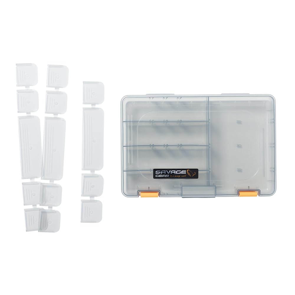 Savage Gear - Köderbox klein Tacklebox Ködereimer Köderbehälter Angelkoffer 5D - 27,5 x 18 x x 4,5 c