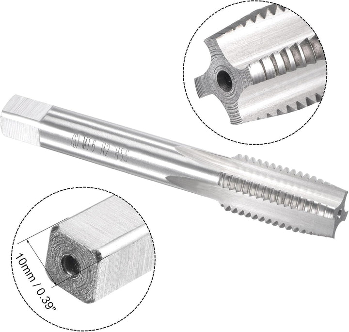 sourcing map Gewindebohrer M16 x 2mm Gewindebohrer mit Legierungswerkzeug, M16 x 2mm