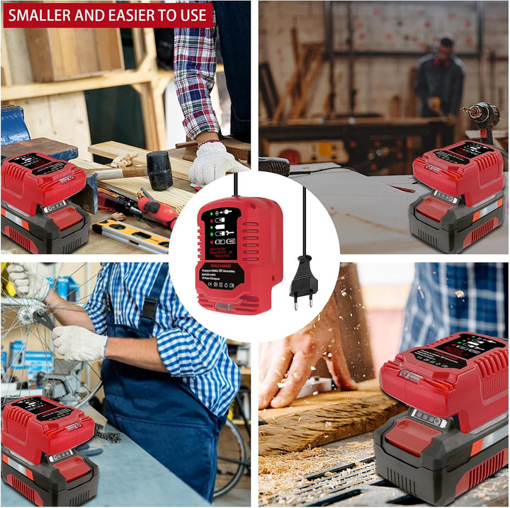 Ladegerät für Einhell 18V PXC Akku mit LED-Anzeige