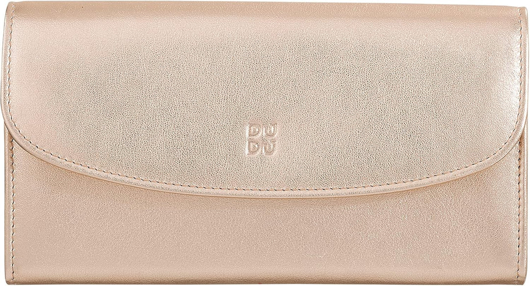 DUDU Portafoglio Donna Grande Capacità Portafogli Donna Pelle Vera Bloccaggio RFID, Portafoglio Cont