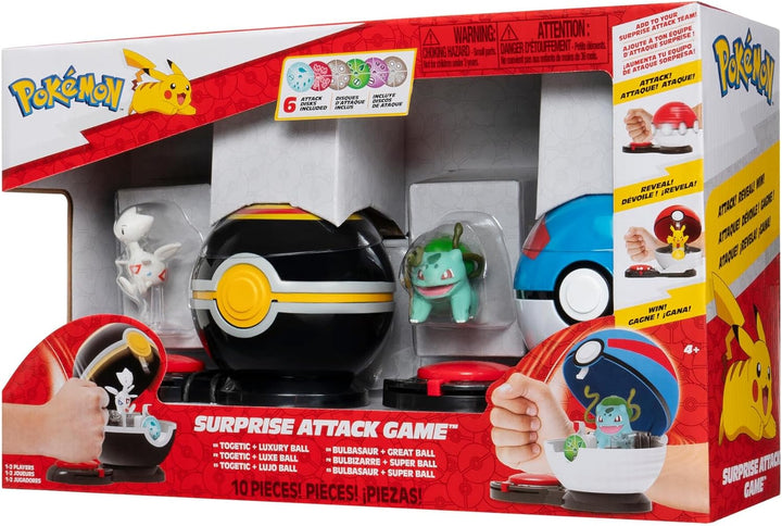 Pokemon Game (Pokemon Surprise Attack Game) Togetic with Stand & Bulbasaur #4 with Luxury Ball & Gre