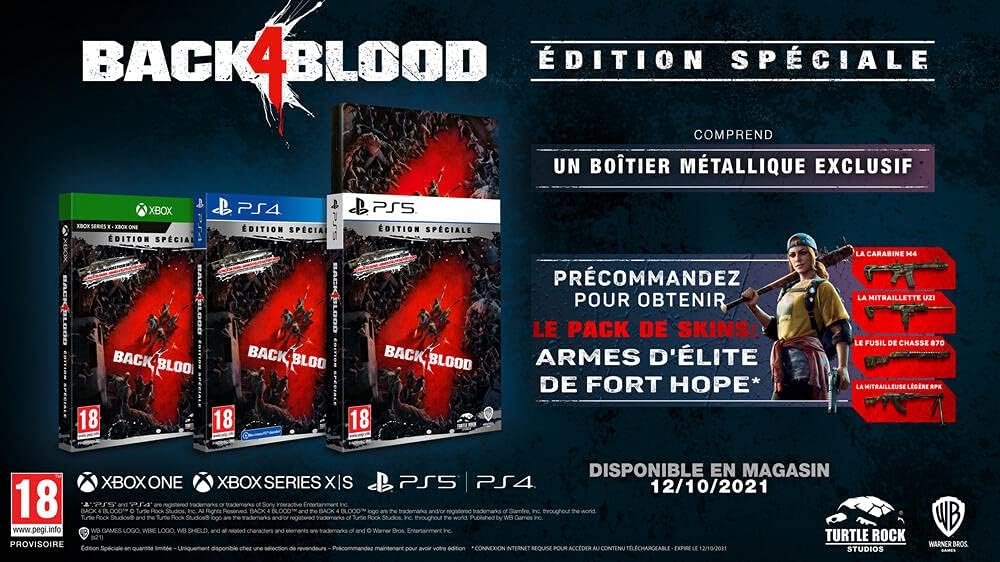WARNER BROS INTERACTIVE Back 4 Blood - ED Speciale P5 VF, 5051889688259