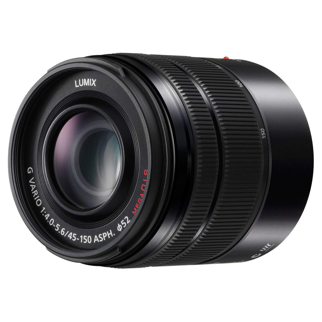 Panasonic H-FS45150EKA LUMIX G Vario Telezoom 45-150 mm F4.0-5.6 ASPH. Objektiv (90-300 mm KB, O.I.S