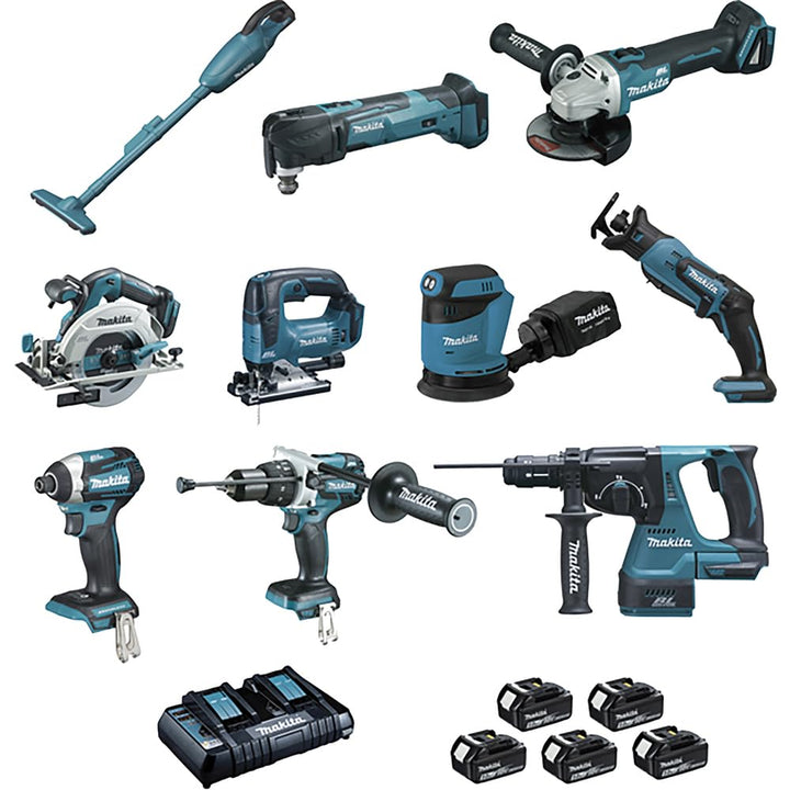 Makita BL1850 DLX1011PTJ 10 Stück